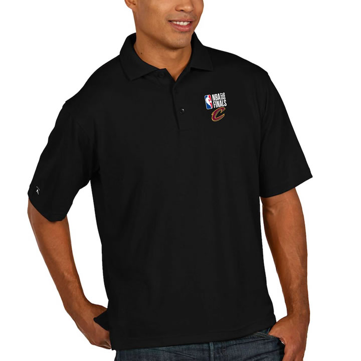 Cleveland Cavaliers Antigua 2018 NBA Finals Bound Pique Xtra-Lite Polo - Black,We sell and wholesale Cleveland Cavaliers Antigua 2018 NBA Finals Bound Pique Xtra-Lite Polo - Black on line form chian!